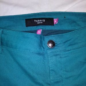 Torrid Teal Jeans